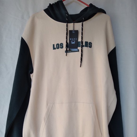 WXYZ Men Los Angeles California Hoodie Sweatshirt Sz XL NWT - Picture 1 of 7